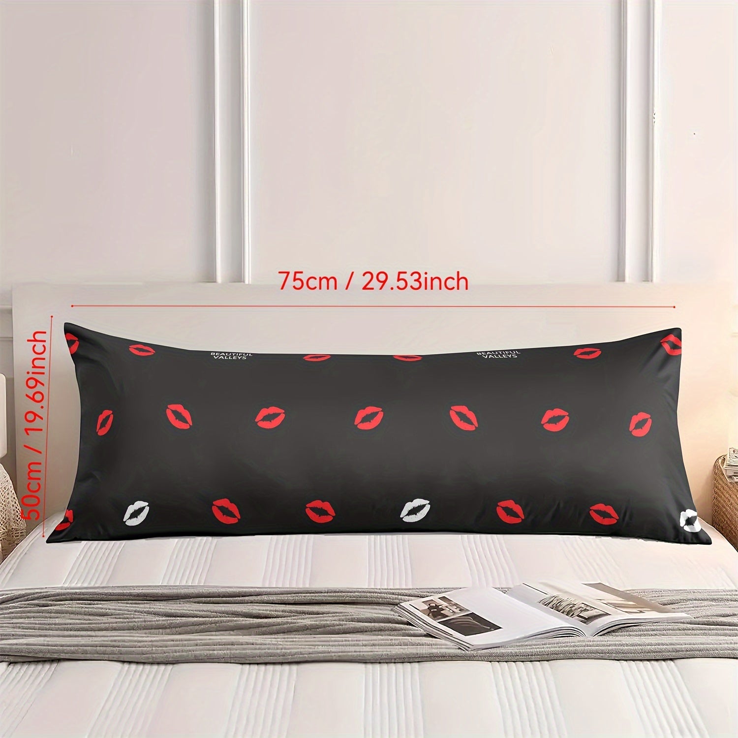 Polyester Geometric Pattern Pillowcase for Body Pillow Soft and Washable