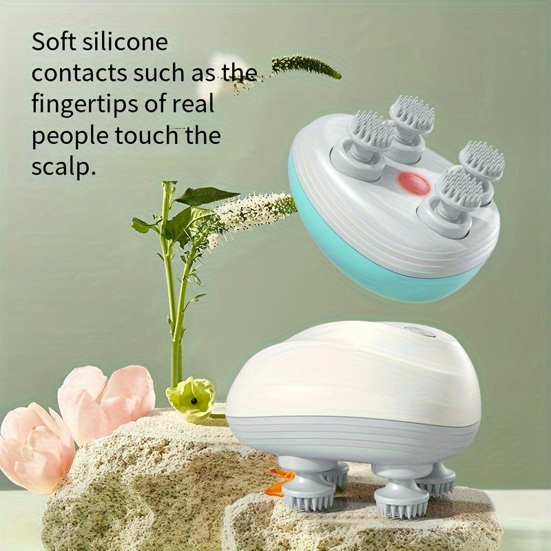 Rechargeable USB Massager with 8 Tentacles for Full-Body Deep Relaxation