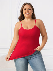 Women's Tank Tops 4 Pack Soft Polyester Blend Sleeveless Casual in Gray Red White Black