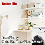 Dryer Vent Cleaning Brush Kit 26-Piece Flexible Rods Extend Up to 9.14 Meters