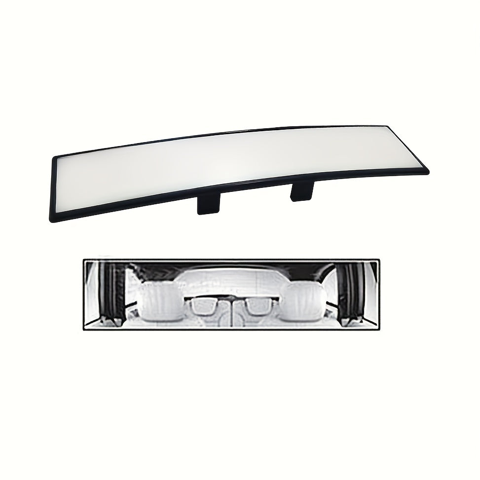 Auto Rear View Mirror Convex Wide Angle Blind Spot Reducing Durable Glass