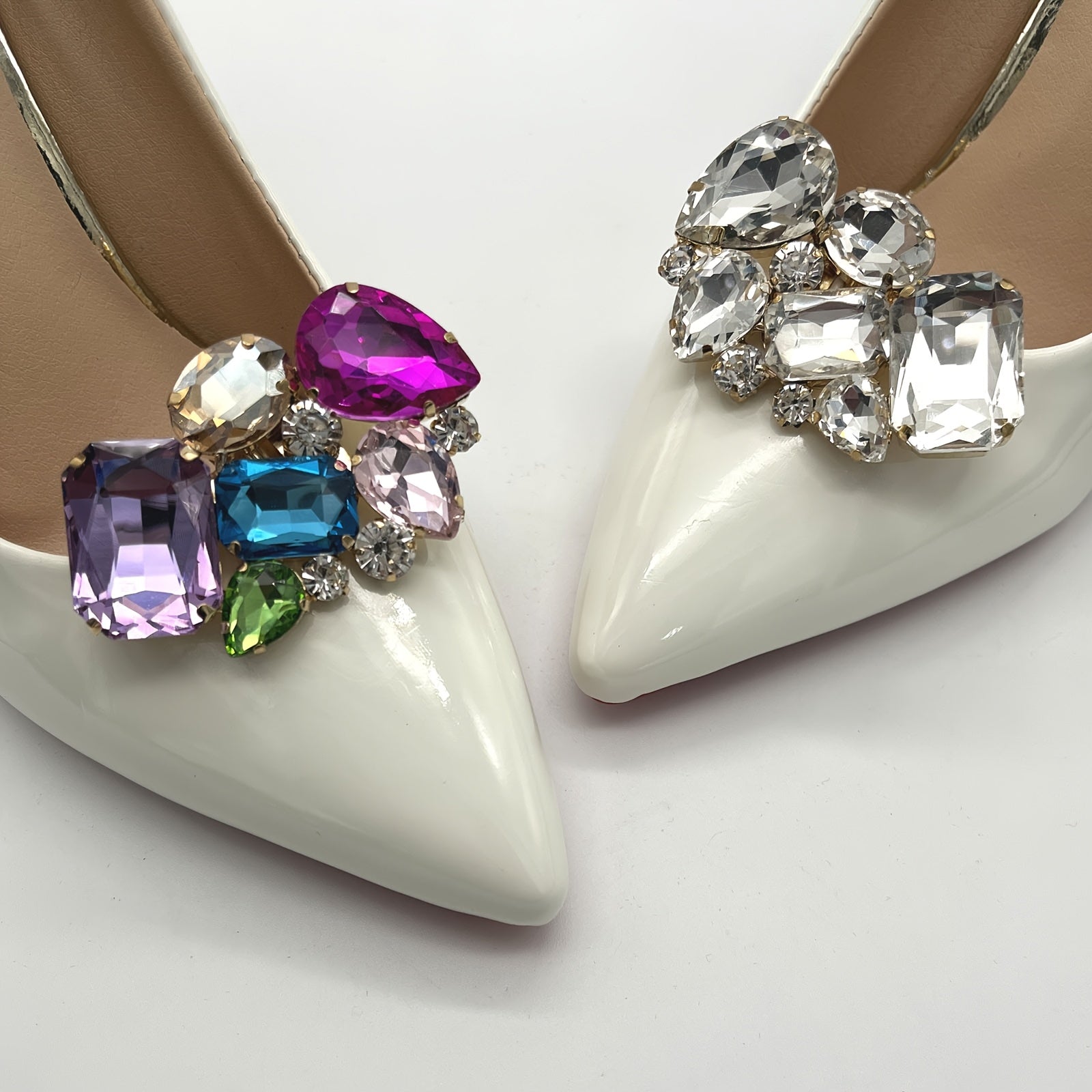 Women's Shoe Flower Jewelry Detachable Clip On Multi-Color Blossom for Heels Sandals