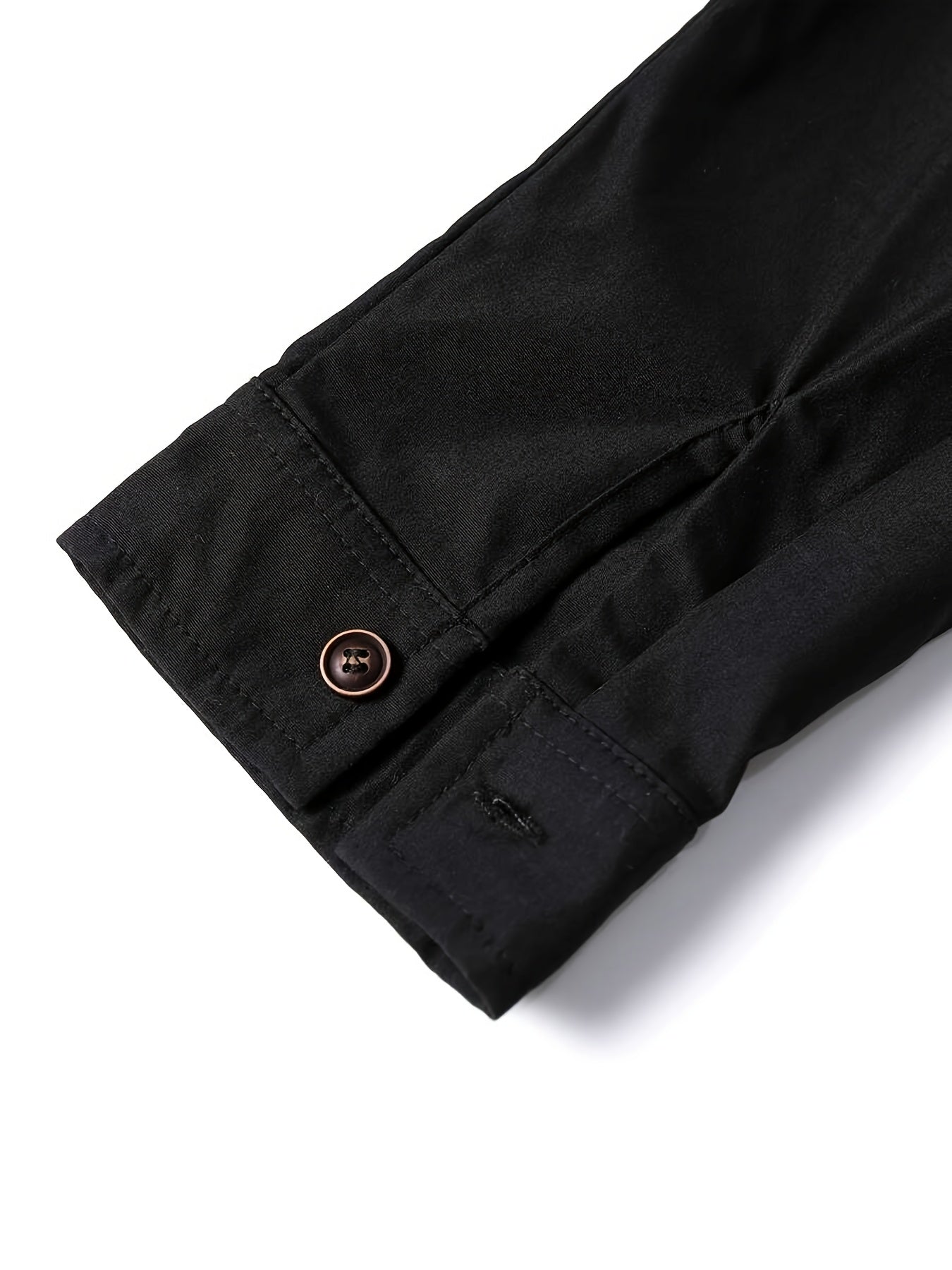 Men's Casual Plaid Long Sleeve Shirt Made of 100% Polyester for Spring Fall