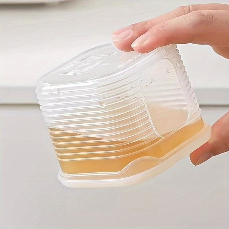 7-Piece Food Storage Container Set Leak-Proof Freezer Safe Stackable PP Material