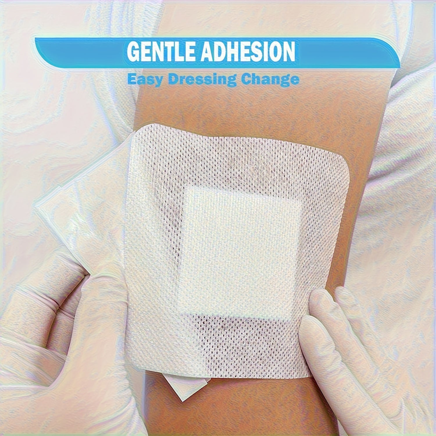 Self-Adhesive Wound Dressing Pads Breathable Skin-Friendly Transparent Mesh 30 Pieces
