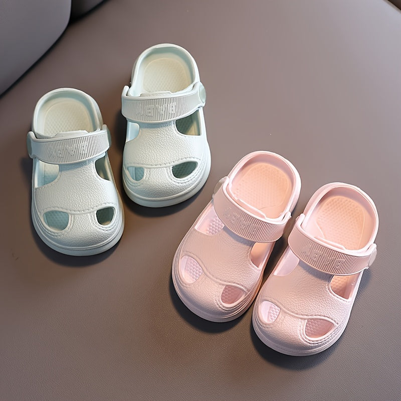 Sandalias de verano para niños con slip-on, transpirable EVA y suela antideslizante para niños y niñas