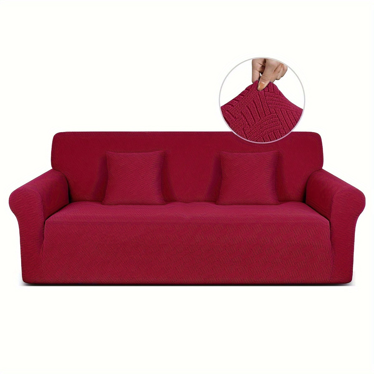 Thickened Jacquard Sofa Cover All-Elastic Bottom for 1-4 Seater Pet-Friendly