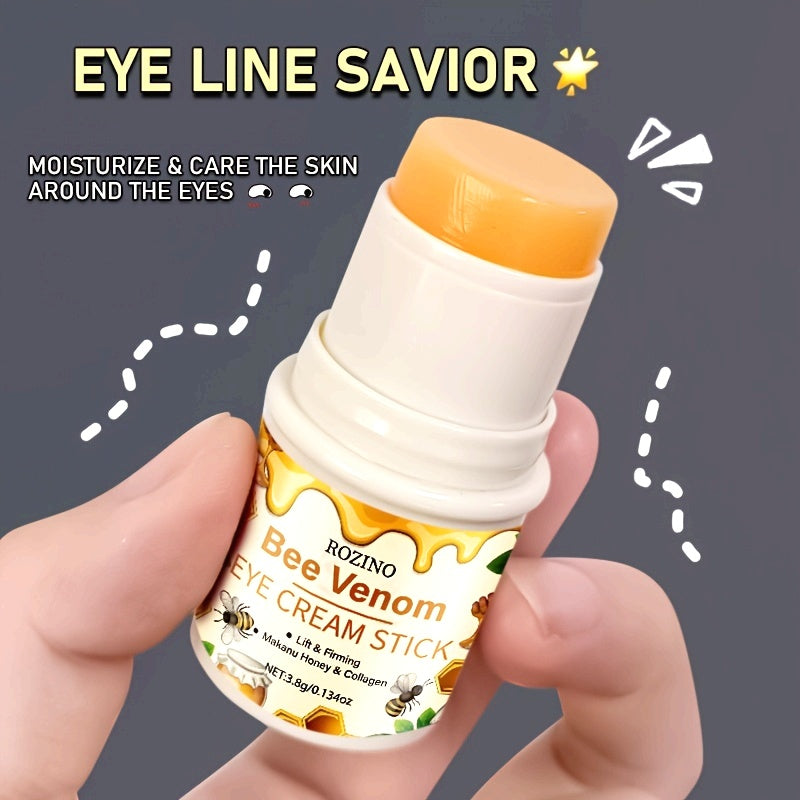 Unisex 3.8g Bee Venom Eye Cream Stick Moisturizing Brightening