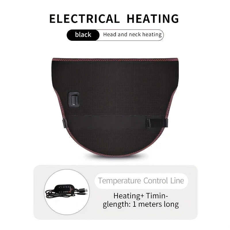 3 ta isitish rejimiga ega portativ USB elektr bosh massajatori, erkaklar va ayollar uchun ergonomik bosh tasmasi, boshni bo'sashtirish uchun tinchlantiruvchi issiqlik. Bosh uchun yoritilgan bosh qopqog'i bilan terapevtik bosh tasmasi.
