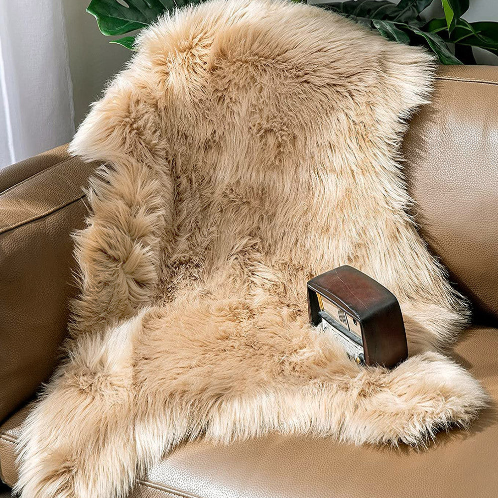 Soft Faux Fur Floor Mat for Home Bedroom Living Room Corridor Aisle