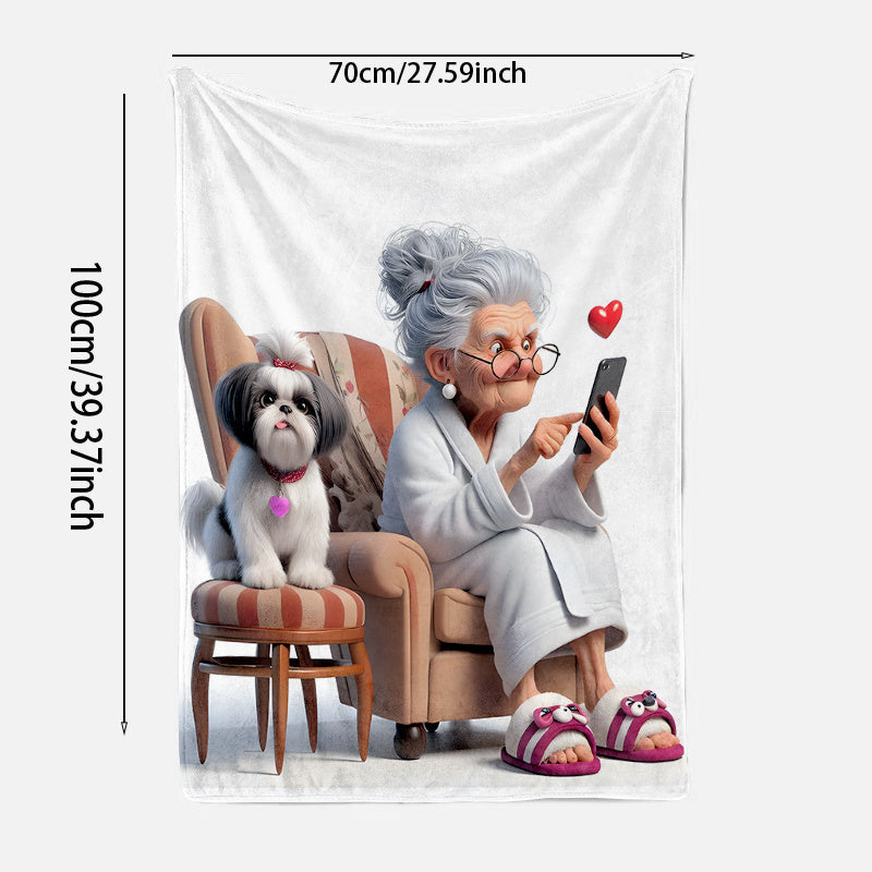 Kuchli va yengil, qulay Flanel sochiq, kres, yotoq, sayohat uchun yumshoq sovgʻa, buvislar va opa-singillar uchun