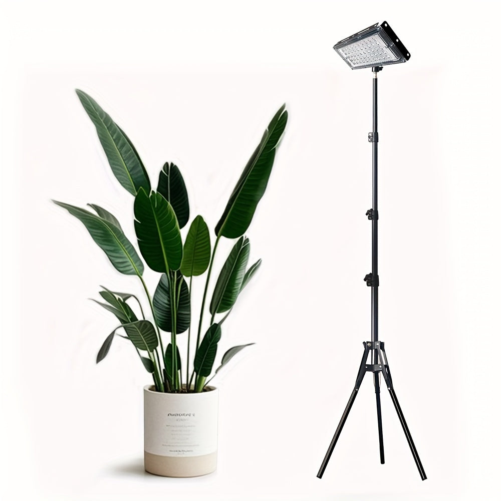 50W LED свет для выращивания растений с регулируемой стойкой для комнатных и крупных растений