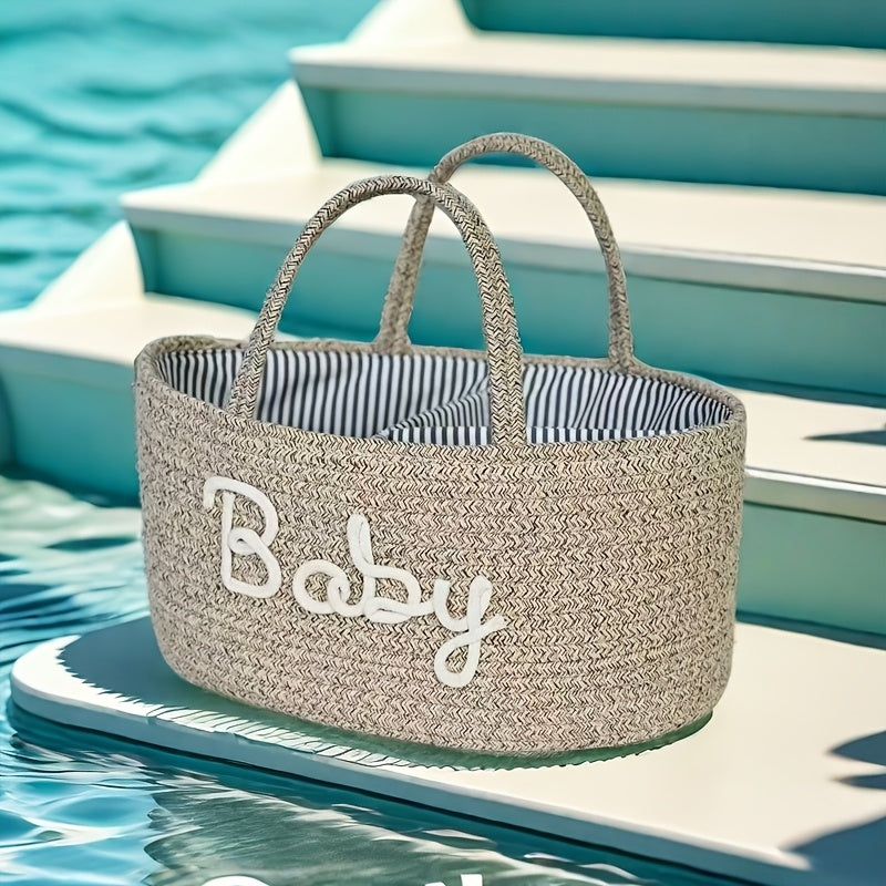 Diaper Organizer with Removable Divider for Changing Tables and Car Storage