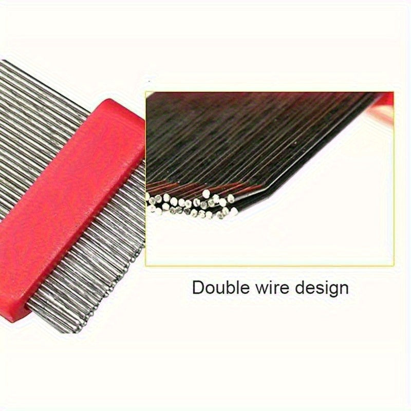 1pc Stainless Steel Coil Comb for Air Conditioner Fin Cleaning, Adjustable, Durable