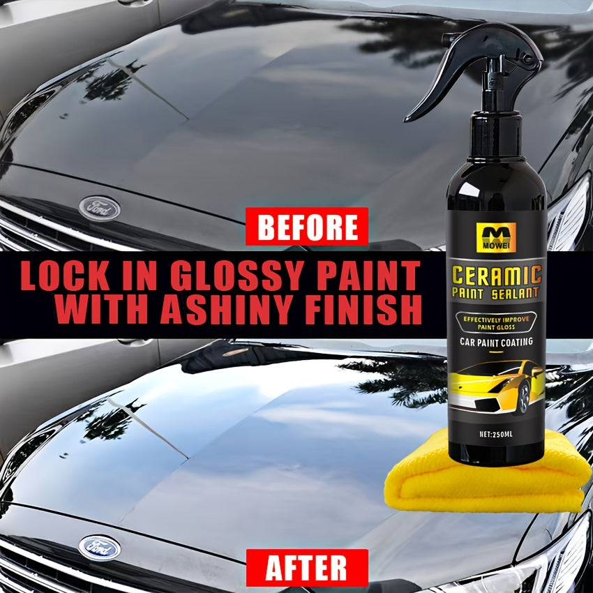 Car Ceramic Coating Hydrophobic Shine Long-Lasting Weather-Resistant