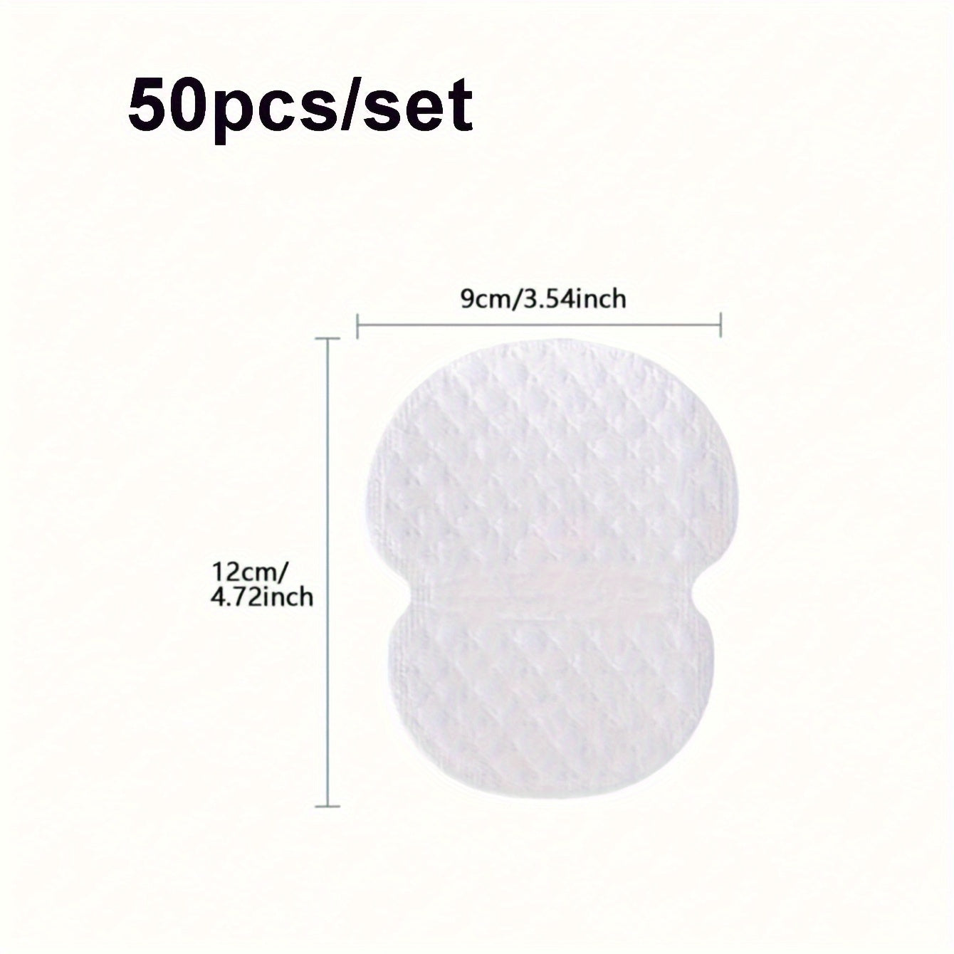 Одноразовые подмышечные салфетки-абсорбенты 50 шт. для мужчин и женщин