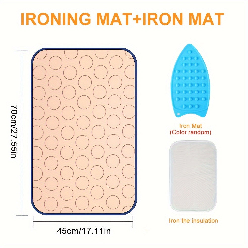Set of 3 Ironing Mats with 6 Layers Foldable Heat-Resistant Guard
