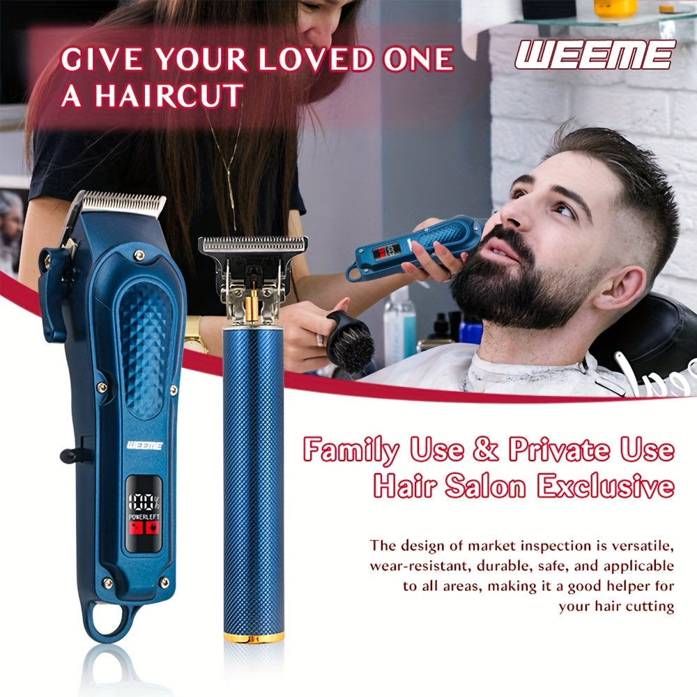 Электрический набор для стрижки волос для мужчин, легкое укладывание, отличный подарок