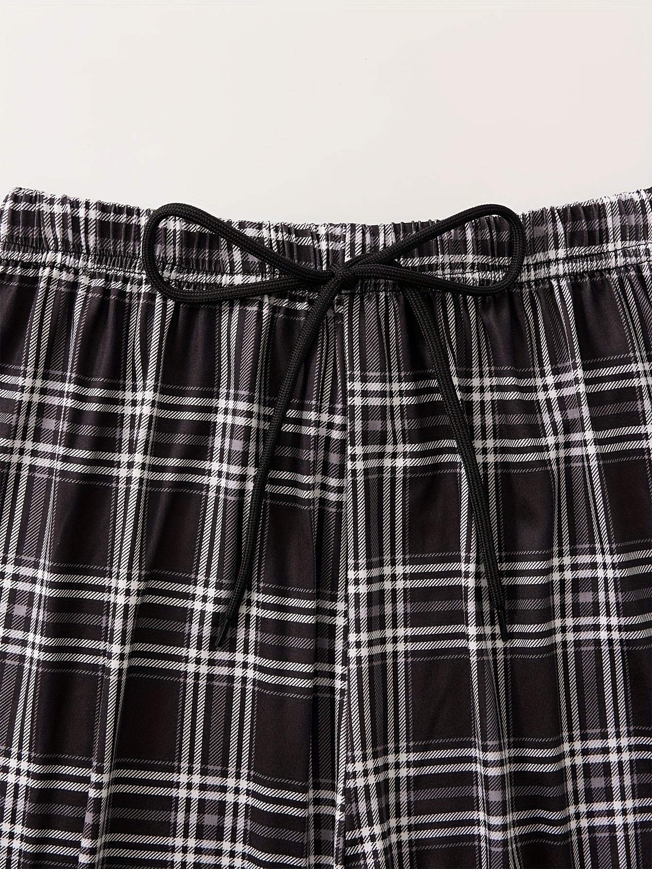 Women's Lounge Set with Letter Print Short Sleeve Top and Drawstring Joggers