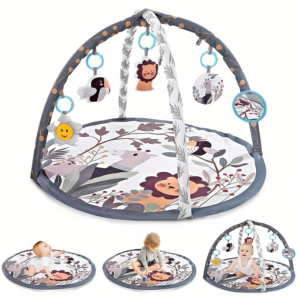 Bolalar uchun Musiqa bilan Kartun mavzusidagi Interaktiv O'yin Katta - Yumshoq Polyesterdan tayyorlangan, Ko'p rangli, Tiz cho'zish va Kognitiv rivojlanish uchun mukammal - Bolalar uchun Ta'limiy Mashq O'yinchoq.