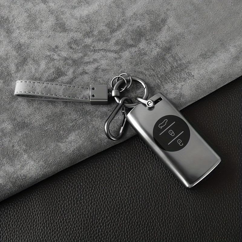 Universal TPU Car Key Fob Cover Protective Case with Keychain Durable