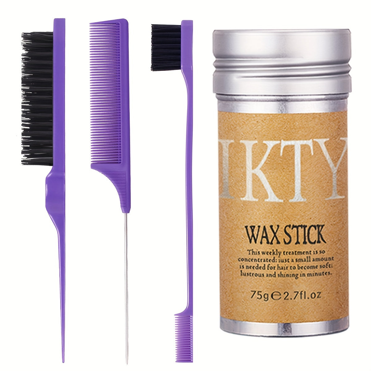 Sochni tozalash uchun 4 dona soch vax stiki va tar to'plami