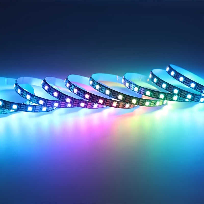 5M RGB LED Strip Lights with Motion Sensor Music Sync for TV Bedroom Gaming