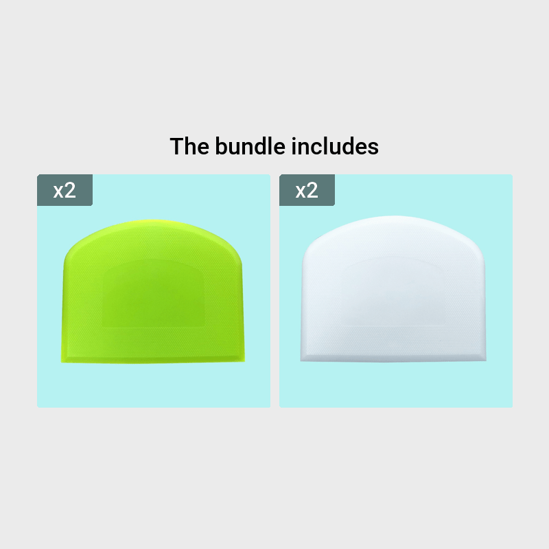 Plastic Cake Spatula and Dough Knife Baking Tool for Icing and Butter