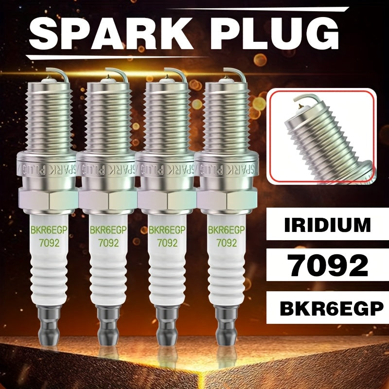 4pcs Spark Plugs Compatible With Various Car Models Replacement Auto Parts