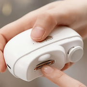 Electric Nail Clipper and Tool with Smart Technology, Rechargeable, Portable, with Polishing and Grinding Functions