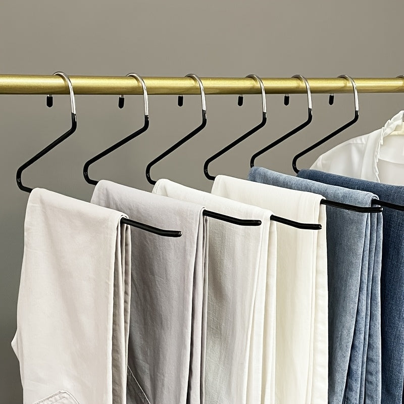 Комплект вешалок для бейсболок с двумя упаковками, изготовленный из прочного металла и пластика, идеален для организации в шкафу, удобное портативное решение для хранения шляп, вмещает до 20 шляп, подходит для любого стиля и размера шляпы, цвет: черный