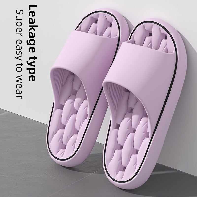 Мужские EVA тапочки с антиводонепроницаемой защитой, круглым носком, повседневные, однотонные, весна-лето-осень, универсальная носка