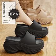 Women’s Summer EVA Slip-On Slippers Soft Non-Slip Open-Toe Pink Black