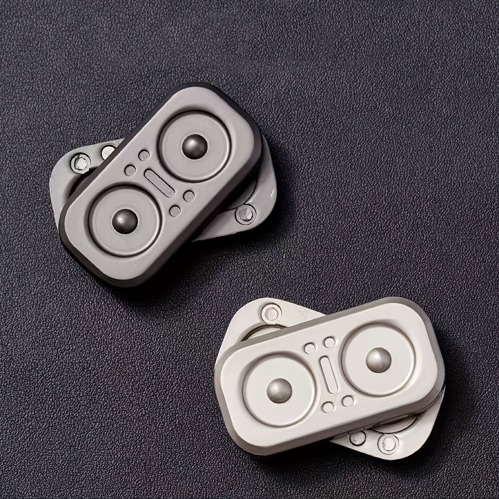 Magnetic Metal Decompression Fidget Toy for Men Gray Dark Khaki