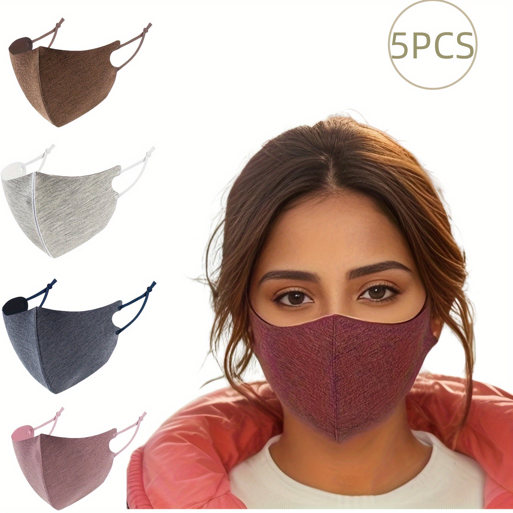 Women's Breathable Reusable Sports Face Mask Lightweight Athletic Mask