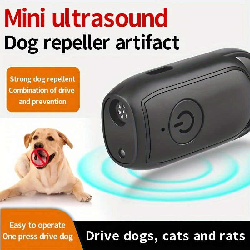 Mini USB Rechargeable Dog Training Device with Soundwave Technology and LED Light