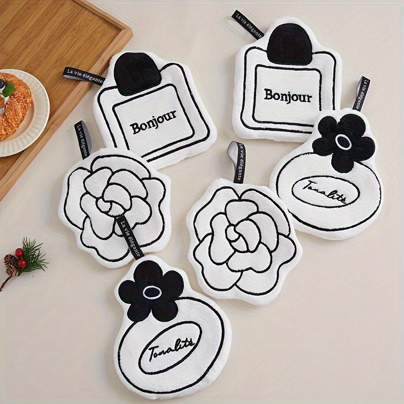 Oq, zamonaviy osma sochiq oshxona va hammom uchun, ikki qatlamli singdiruvchi mato bilan.