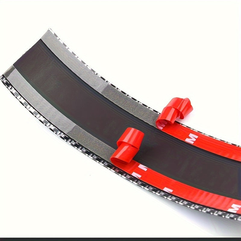 Car Door Threshold Strip Carbon Fiber Anti Scratch Door Foot Pedal Protector