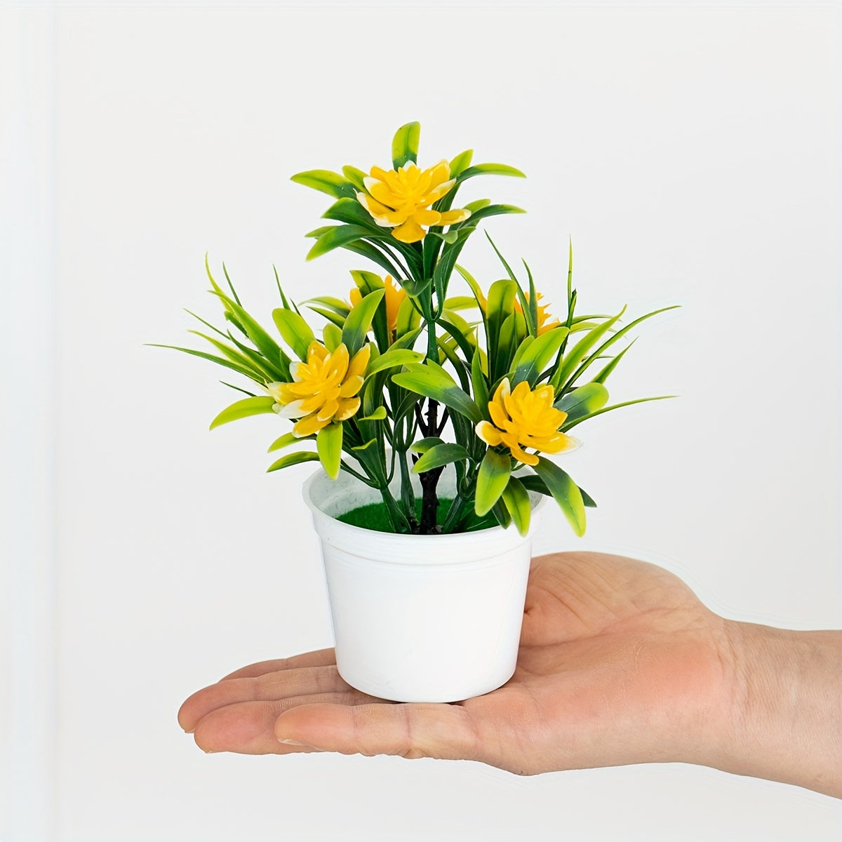 Artificial Lotus Pond Plant 5-Head Artificial Water Garden Decor for Home and Outdoor