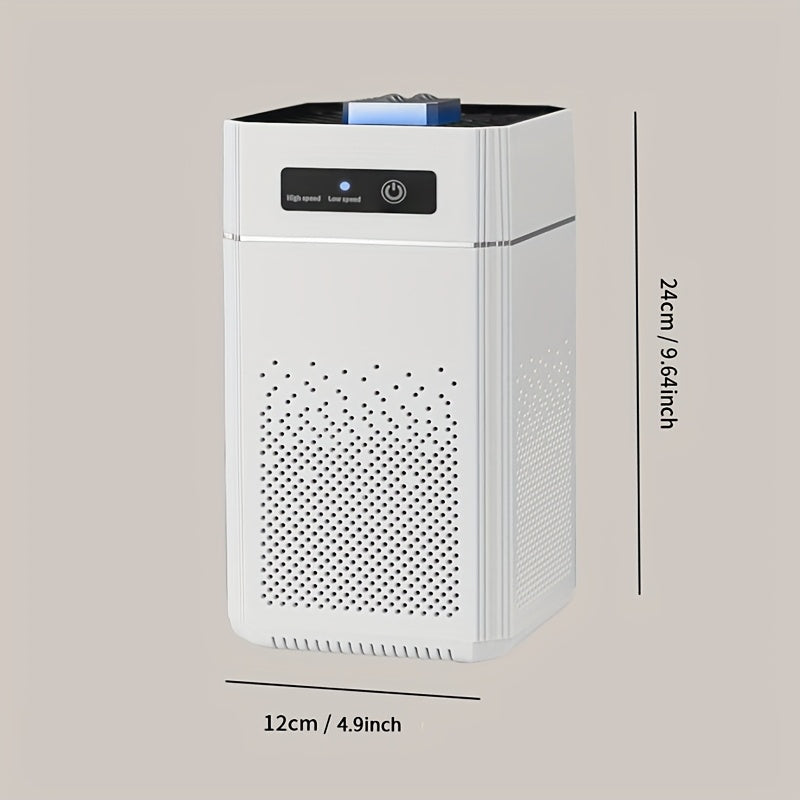 Uy ofisi uchun ichki havo tozalagichi, tutun hidlarini olib tashlaydi, uy hayvonlari tuklari, USB bilan quvvatlanadi