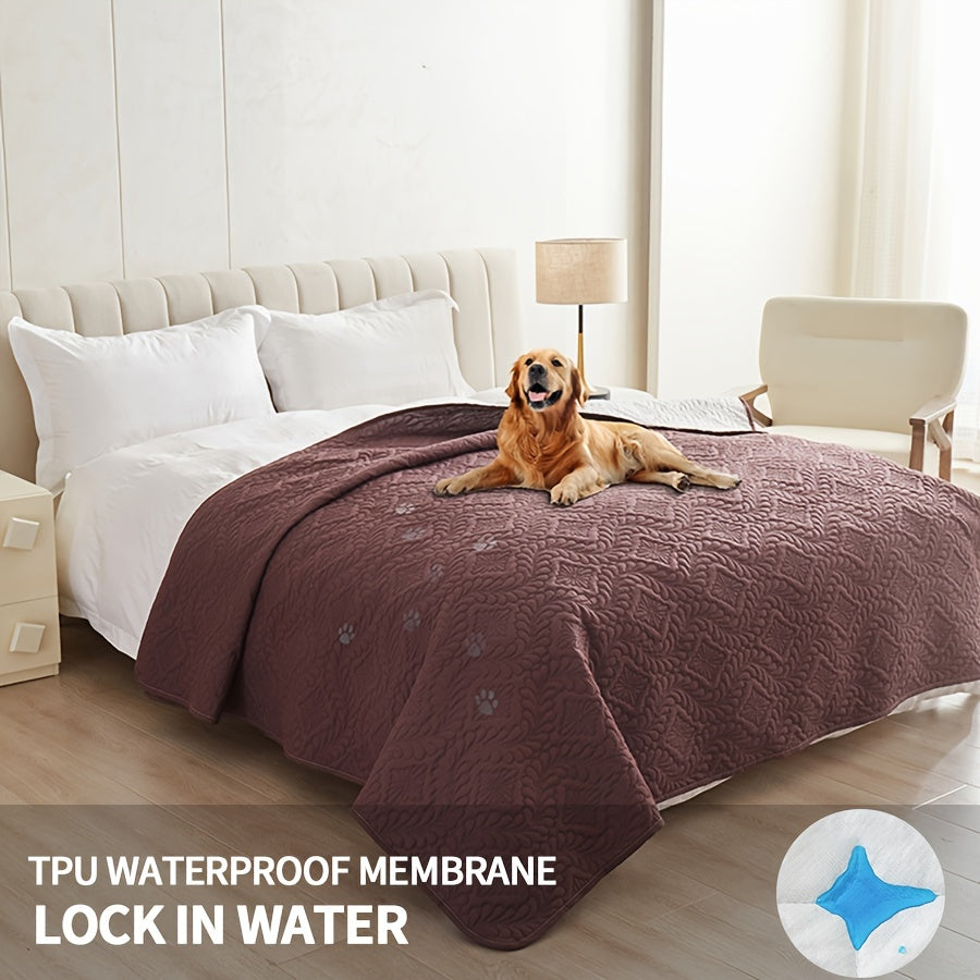 Waterproof Dog Mat for Medium Breeds Travel Picnic Play Durable TPU Material