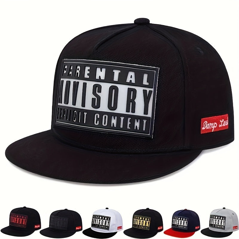 Men's Hip Hop Cap in 6 Colors Lightweight Acrylic Alphabet Design