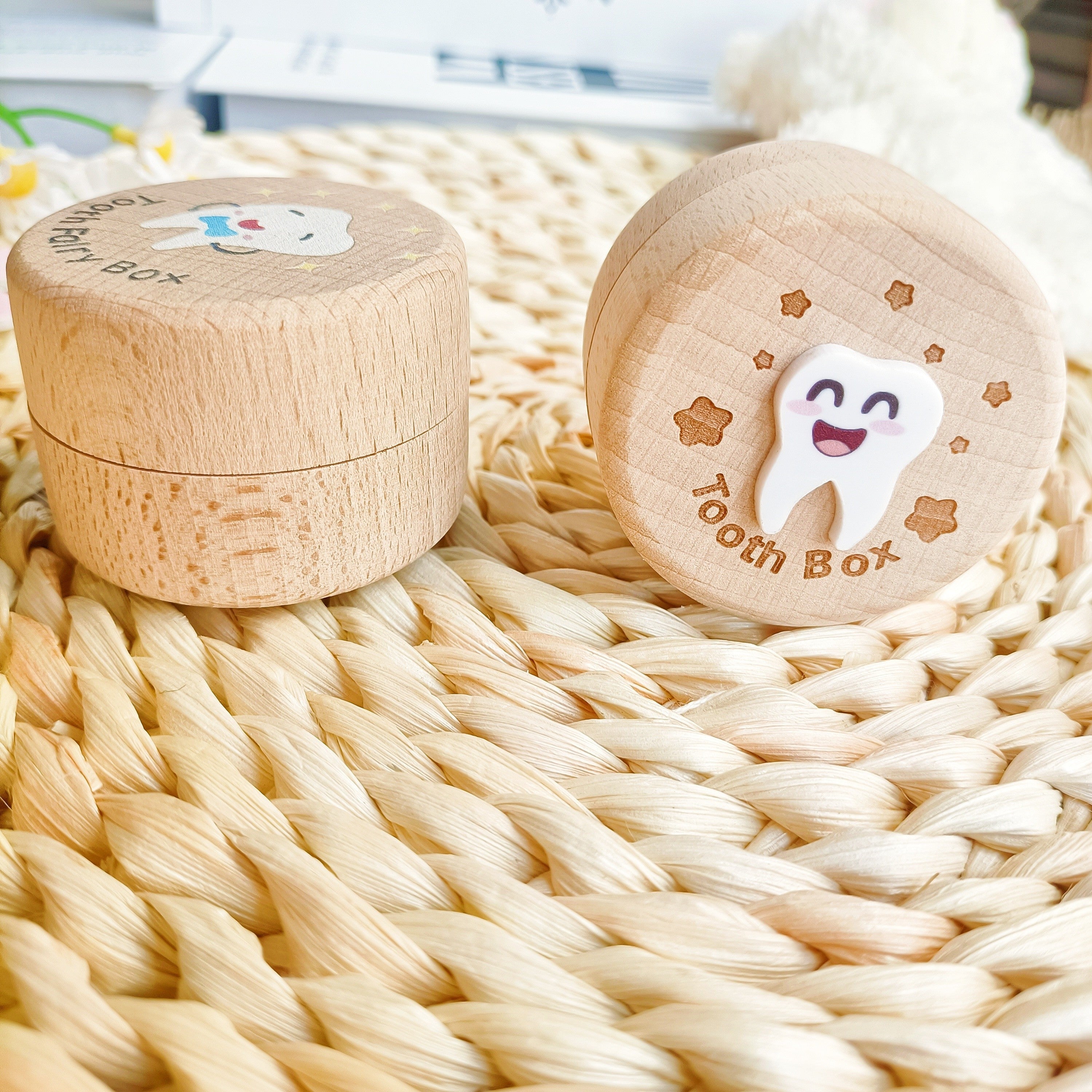 Запечатлейте драгоценные моменты с помощью коллекционера зубов и волос плода из дерева Cherished Memories - идеальный сувенир для маленьких детей, отличный подарок на день рождения для новых родителей и очаровательный элемент декора для дома.