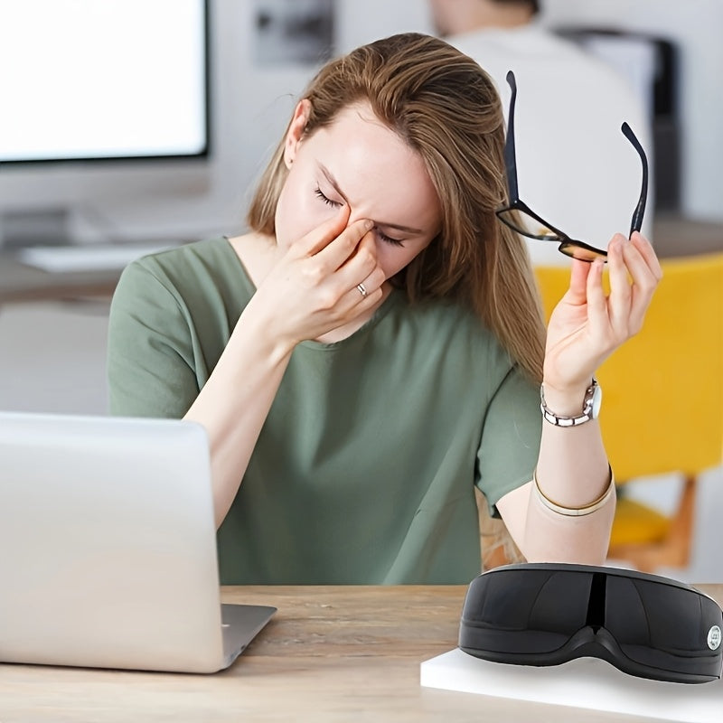 Yangi qayta zaryadlanadigan Black Eye Massager uyda foydalanish uchun - 1 dona