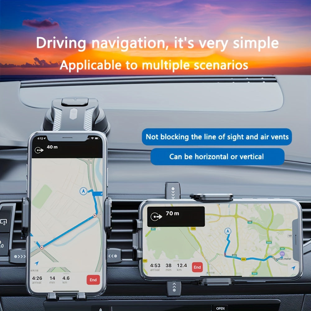 Universal avtomobil telefon o'rnatgichi, tortish va aylantirish bilan suyuqlik bilan o'rnatish