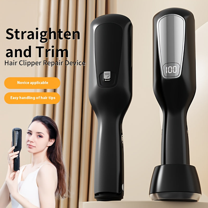 Wireless hair split end trimmer with USB charging for smooth cut