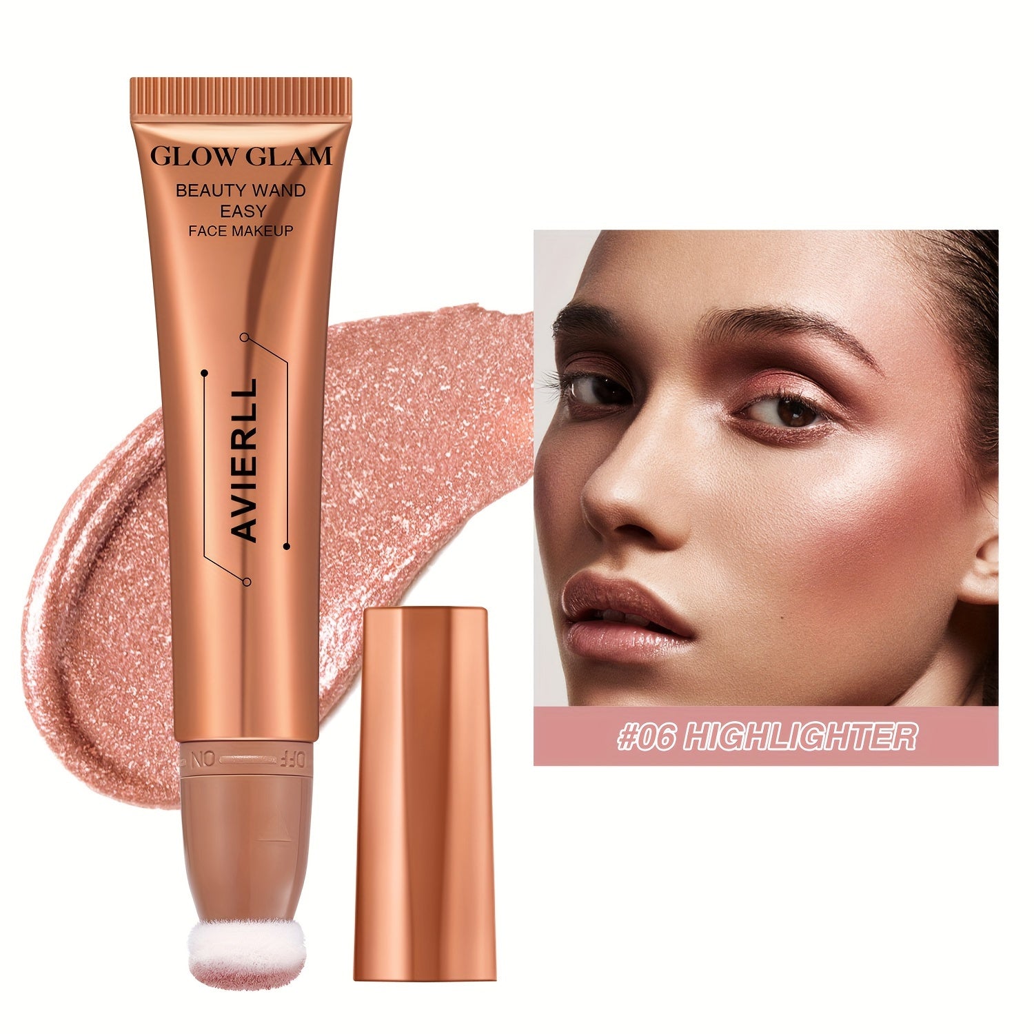 Многофункциональный жидкий контурирующий румяна-хайлайтер-консилер для лица и тела 0.63oz