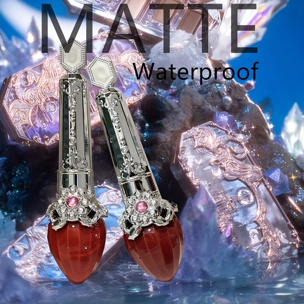 Женский водостойкий стойкий красный матовый глянцевый жидкий помада-люмиксер для губ