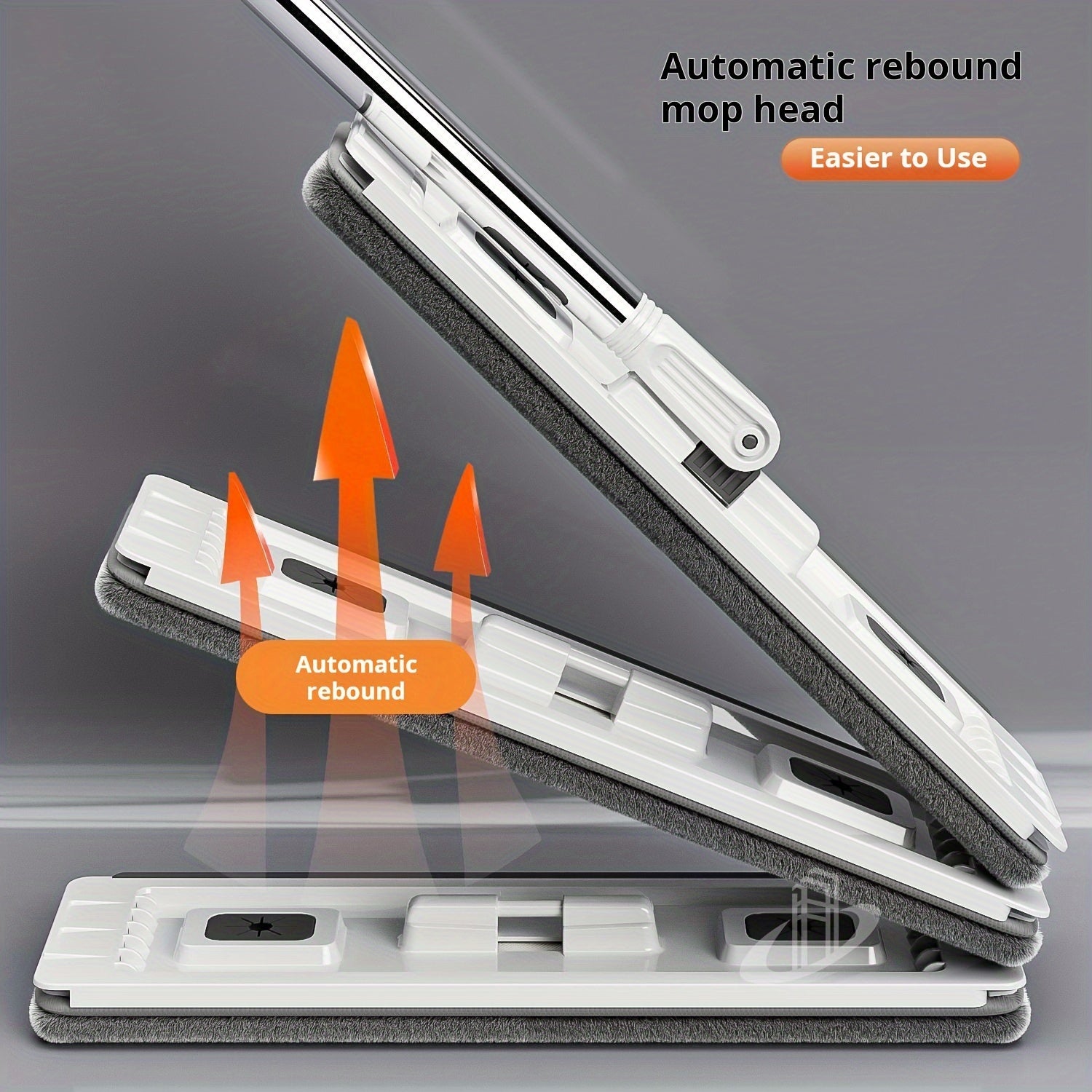 Barchasi birga mop va qopqoq to'plami, suv chiqarish va joyni tejash dizayni bilan