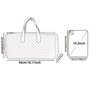 Cartoon Cat Print Duffel Bag with Shoe Compartment for Gym Travel